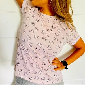 Hybrid tee shirt cat lovers